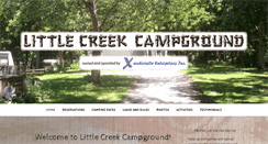 Desktop Screenshot of littlecreekcampground.com